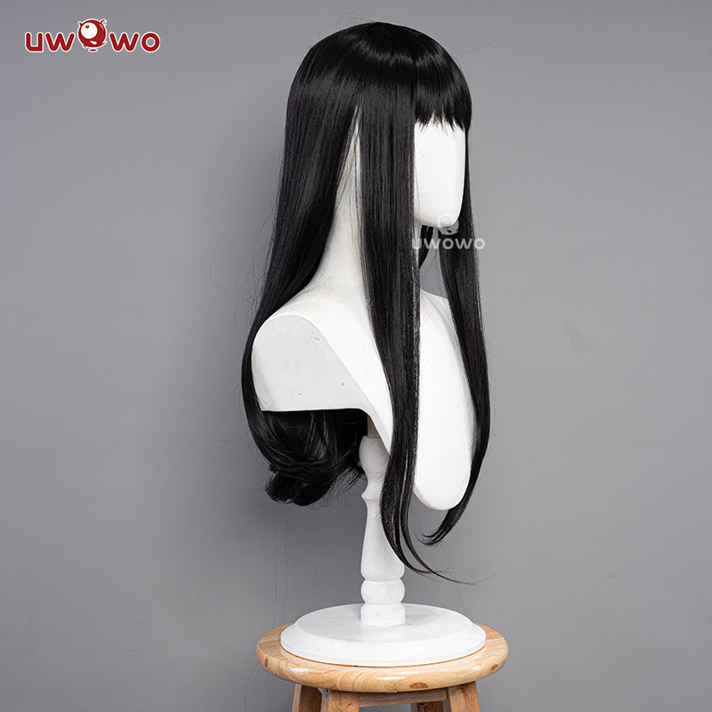 Uwowo Mange Anime Cosplay Wig Long Black Hair