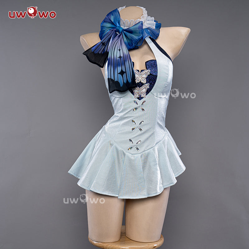 【Clearance Sale】[Last batch]【In Stock】Uwowo V Singer Dreamland Butterfly Dress Cosplay Costume