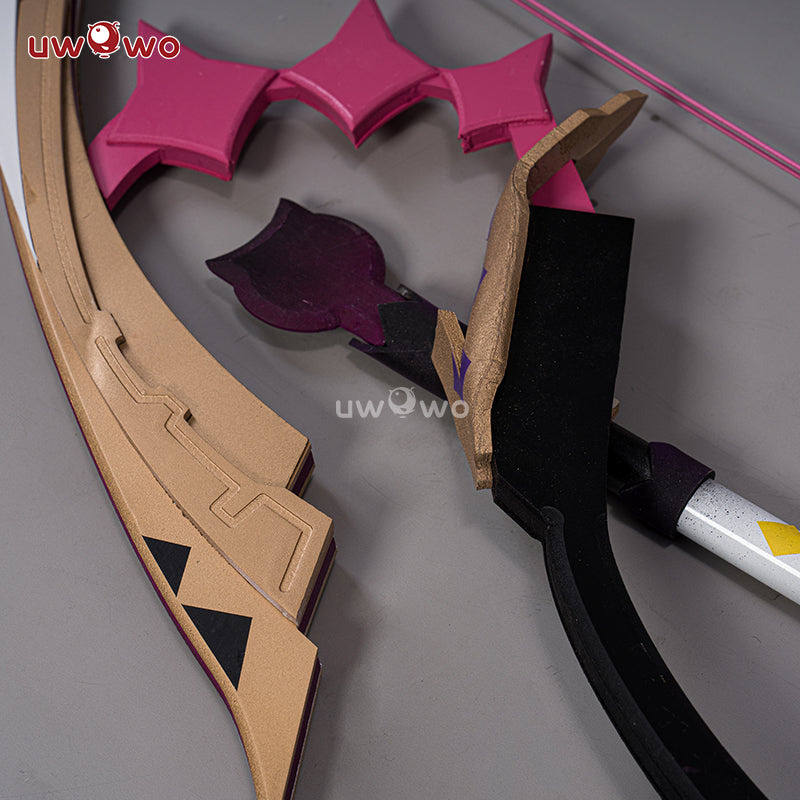 【Clearance】Uwowo Genshin Impact Weapons Lyney Props The First Great Magic Bow Arrow