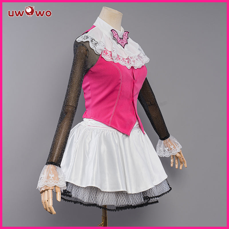 S-3XL INSTOCK Uwowo Draculaura G1 Pink Suit Vampire Anime Female Halloween Cosplay Costumes