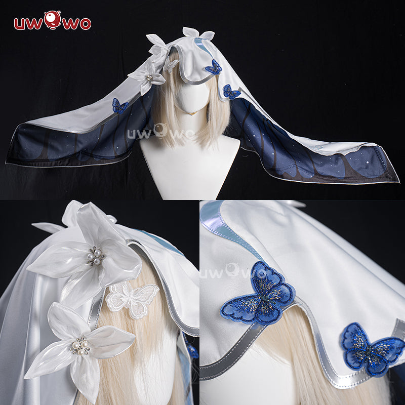 INSTOCK S-3XL Uwowo Game Wuthering Waves Shorekeeper Fanart Qipao Gown WuWa Cosplay Costume