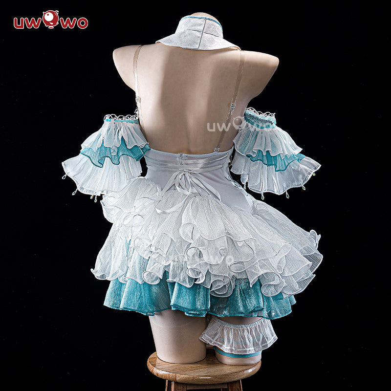 [Last Batch]【In Stock】Uwowo Genshin Impact Fanart Furina Focalors Mermaid Insipired Fairy Dress Cosplay Costume