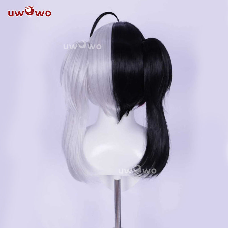 Uwowo Game NTE Neverness to Everness Lacrimosa Cosplay Wig Long Black And Silver Color