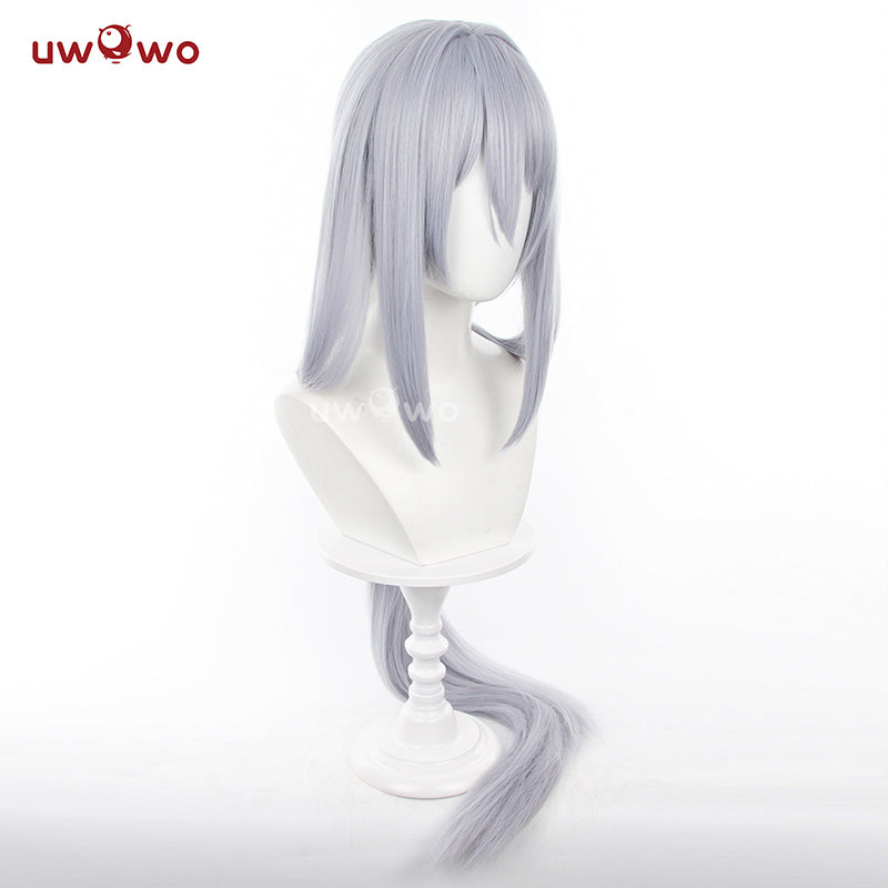 Uwowo Honkai: Star Rail Hanya Cosplay Wig Long Silver Hair