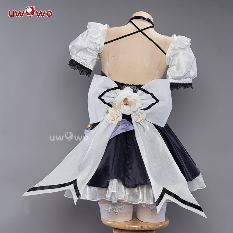 INSTOCK S-3XL Uwowo Honkai Impact 3rd: Elysia Maid Miss Pink Elf Dress Cosplay Costumes