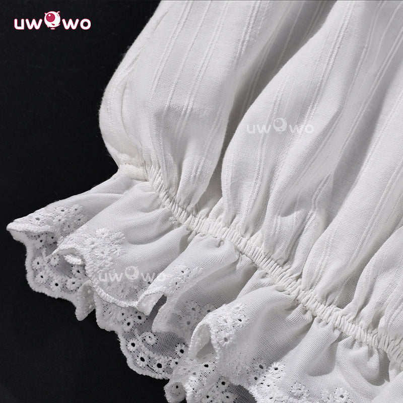 Uwowo Collab Series: Elegant Lace Ruffle Lounge Dress HomeWear Sandrone Pajama Cosplay Cosutme S-XL
