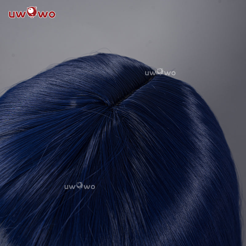 【Clearance】Uwowo Game Cosplay Wig Long Purple And Blue Hair