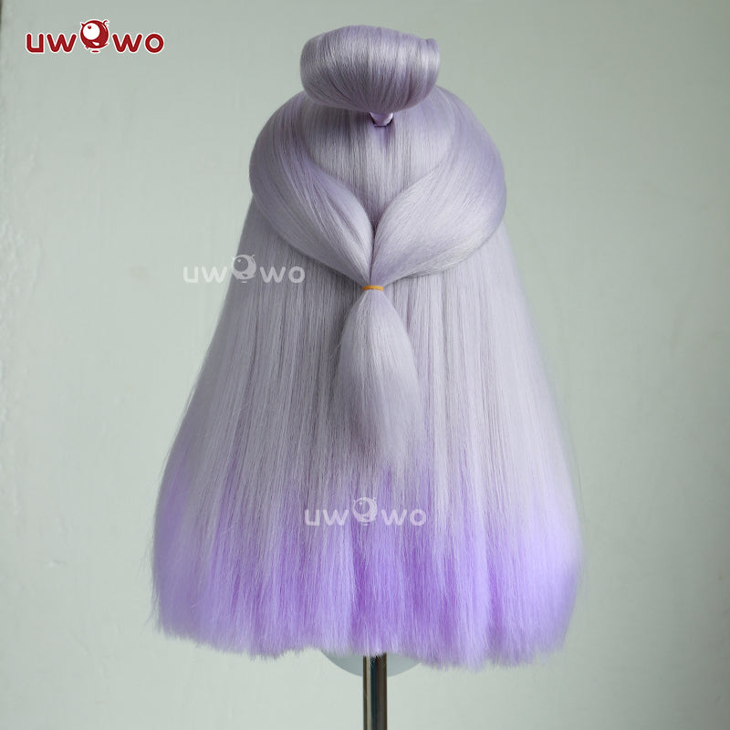 Uwowo Game  Blossom Cosplay Wig Long Purple Hair