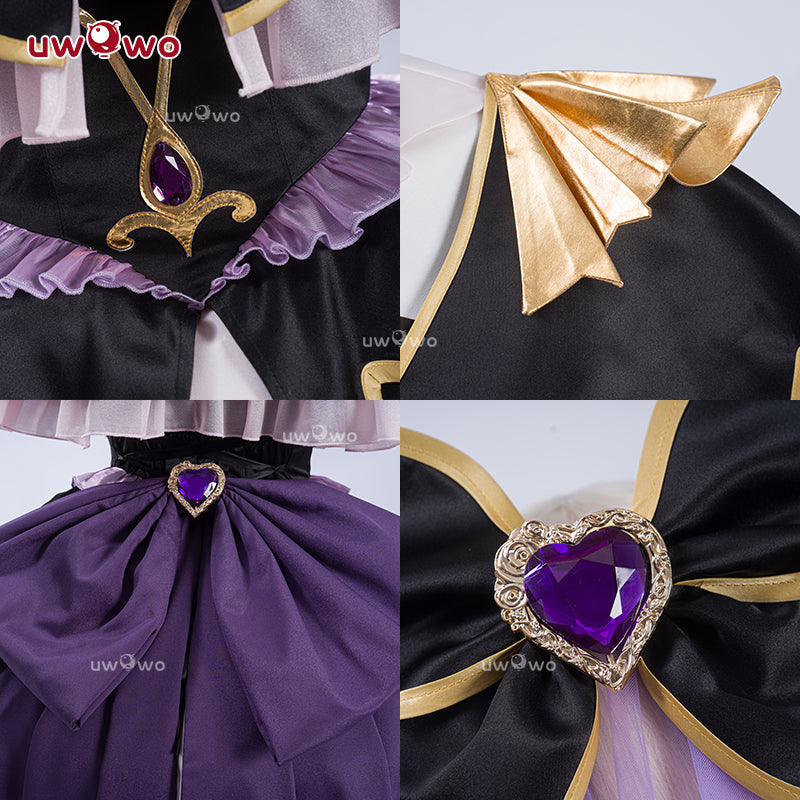 INSTOCK Uwowo Anime Star Detective Precure! Cure Arcana Shadow/Moria Luluka Cosplay Costume