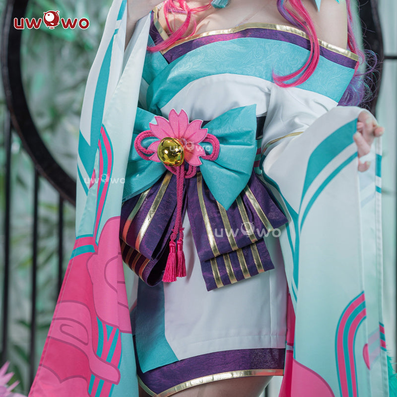 INSTOCK S-3XL Uwowo LOL Spirit Blossom ASU The Nine-Tailed Fox Halloween Cosplay Costume