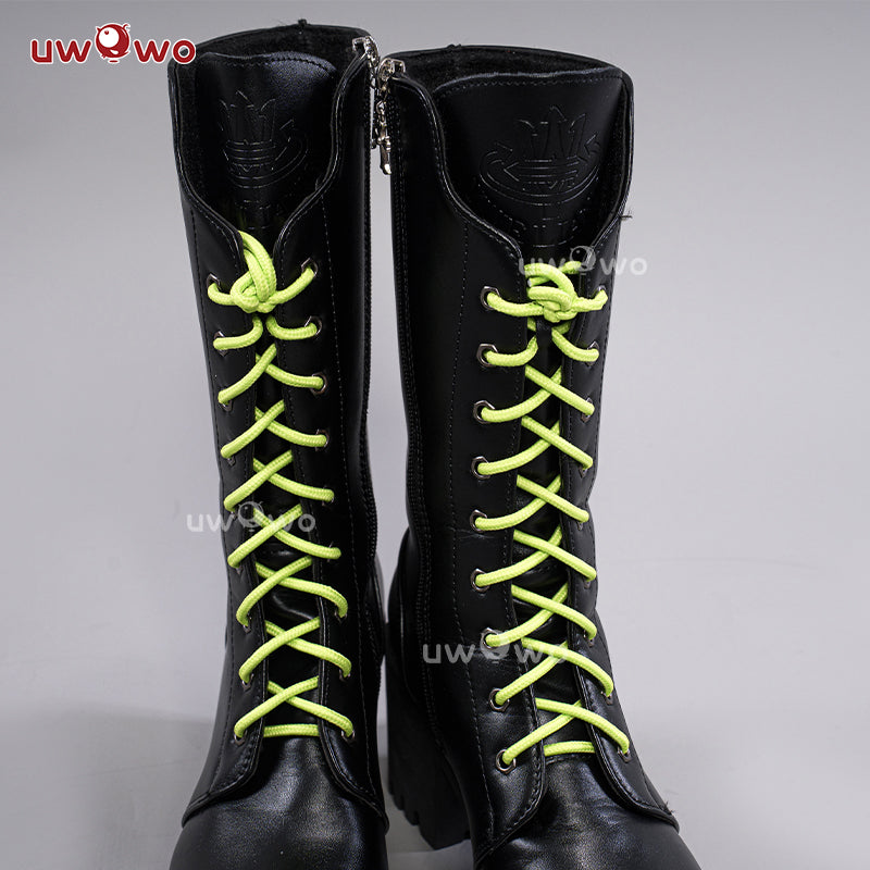 Uwowo V singer Rin Rascal Collab Witch Gothic Cosplay Shoes