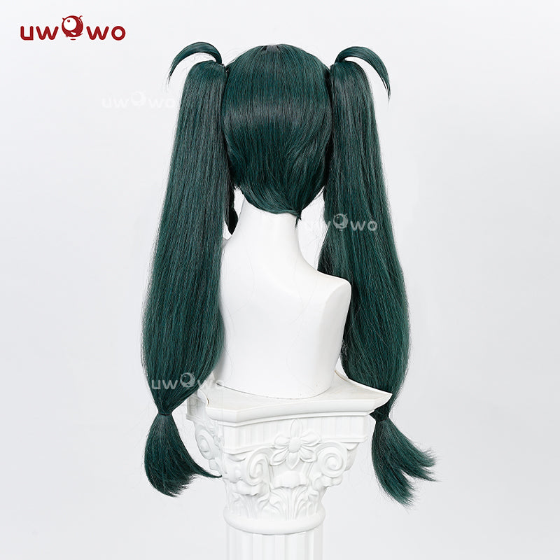 【Clearance】Uwowo Zenless Zone Zero QingYi Cosplay Wig Long Green Hair