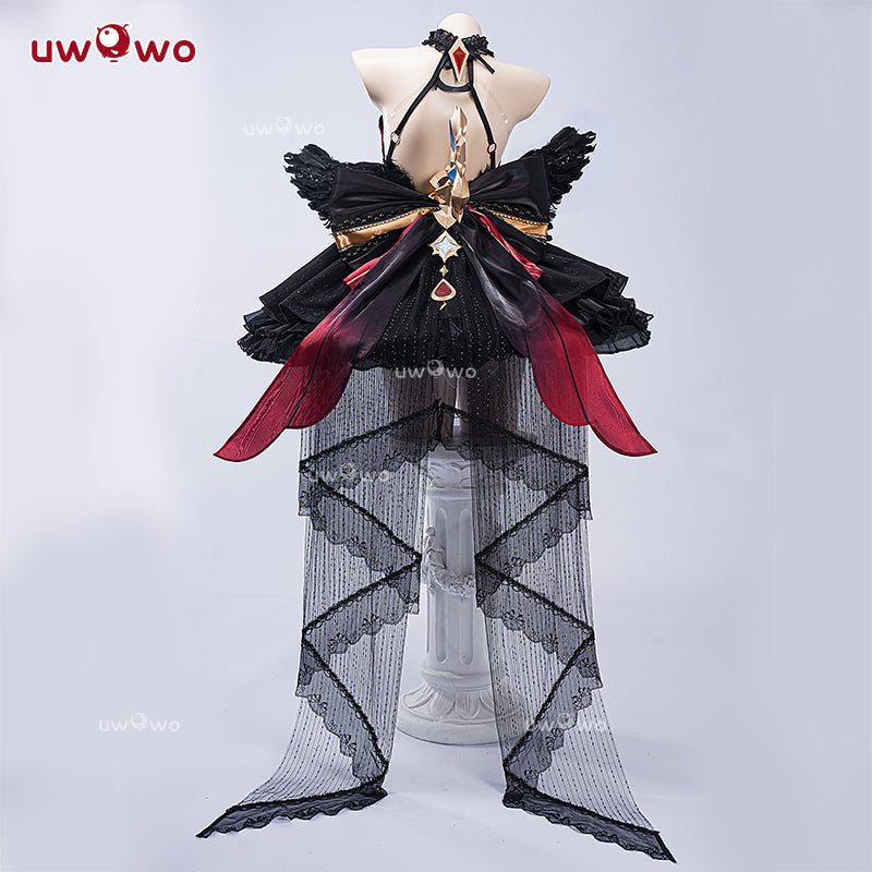JUL PRESALE Uwowo Genshin Impact Sandrone Ballet Fanart Black Swan Cosplay Costume