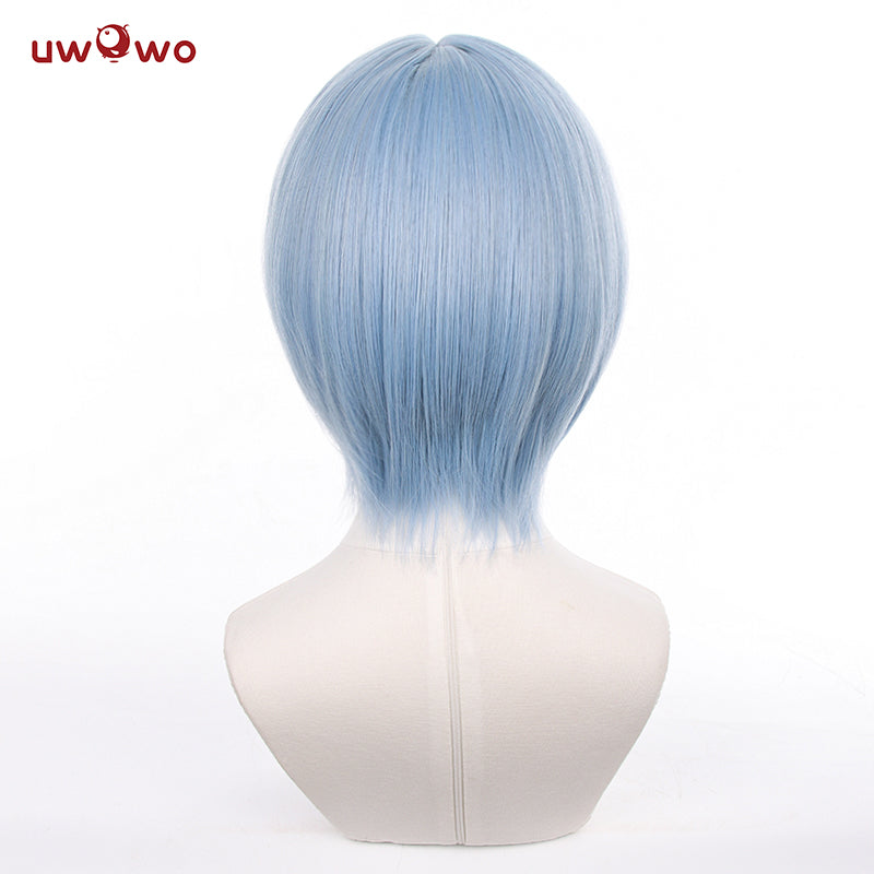 【Clearance】Uwowo Anime Cosplay Wig Light Blue Short Hair