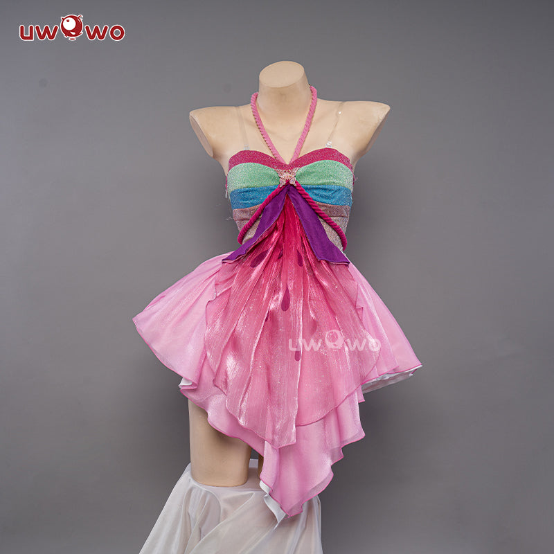 INSTOCK S-3XL Uwowo Flora Cosplay Princess Wings Cosplay Fairy Club Costumes