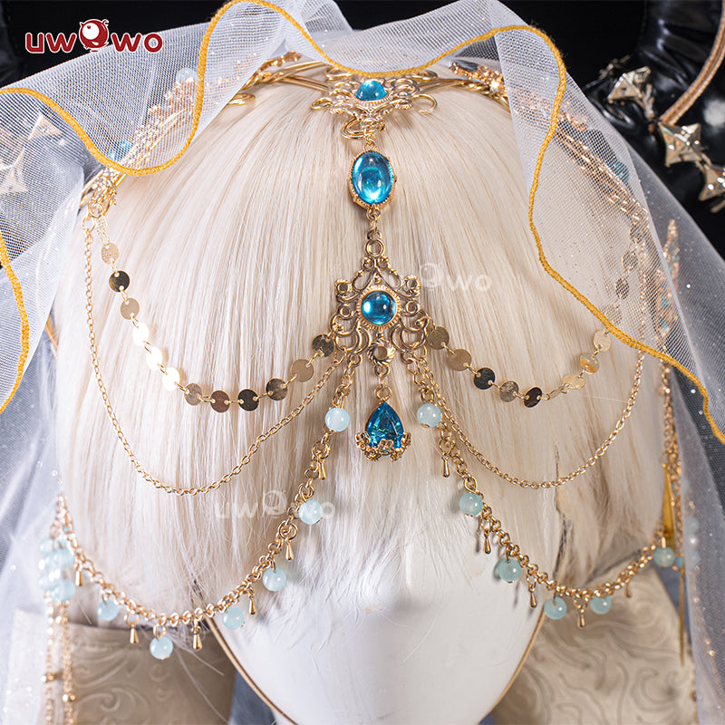 [Last Batch] INSTOCK-Uwowo Genshin Impact Fanart Nilou 'Aqua Seraphina' Dance Dress Cosplay Costume