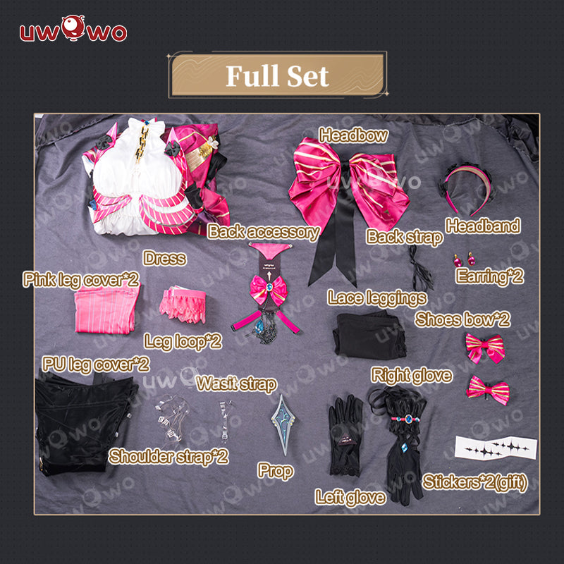 INSTOCK S-3XL Uwowo Game Wuthering Waves WuWa Carlotta Cosplay Costume