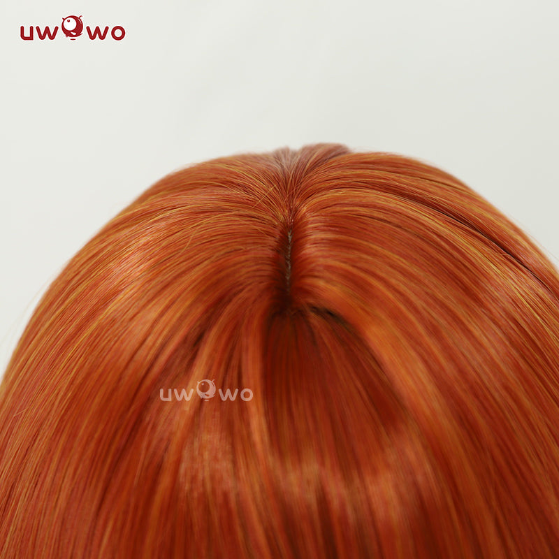 Uwowo Game Witch Bunny Champion Cosplay Wig Middle Orange Hair