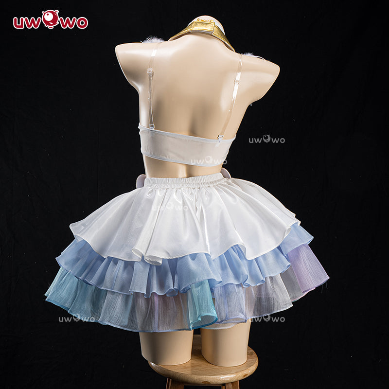 INSTOCK Uwowo Anime New Panty & Stocking with Garterbelt Panty Angel Cosplay Costume S-3XL