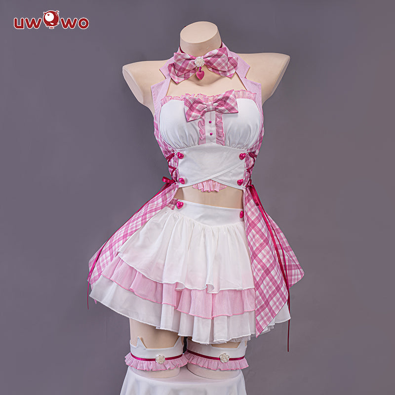 【In Stock】Uwowo Game Nekopara Live Catgirls Chocola Idol Stage Performance Cosplay Costume