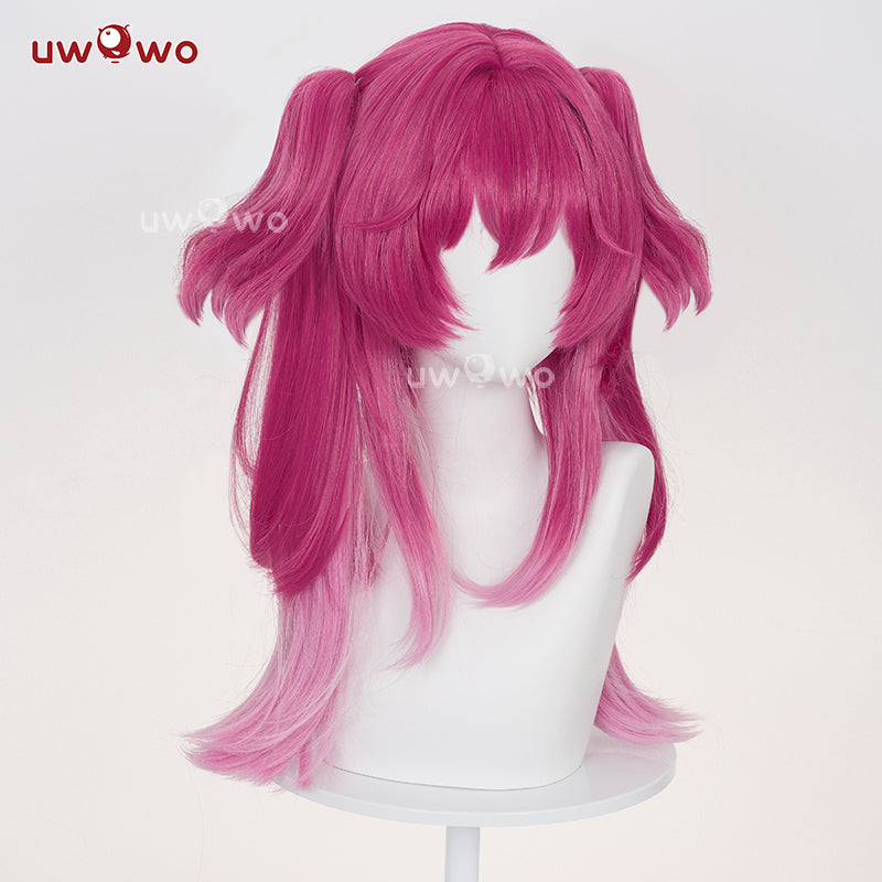 Uwowo Wuthering Waves Lupa Cosplay WIg Long Pink Hair