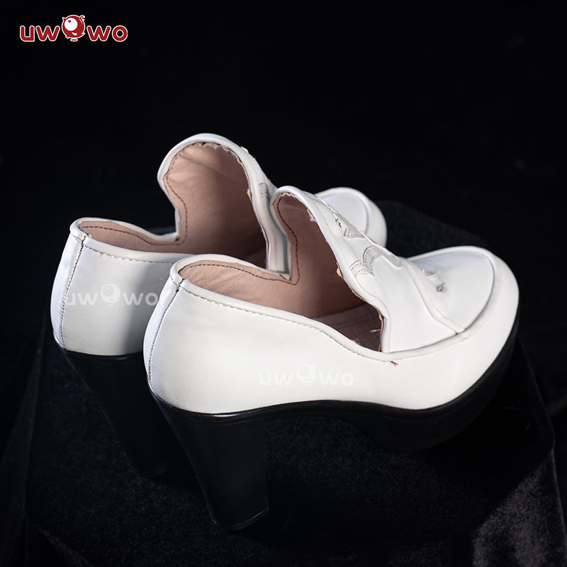 【Clearance】Uwowo 2B Catgirl Namjatown Collab White Cosplay Shoes