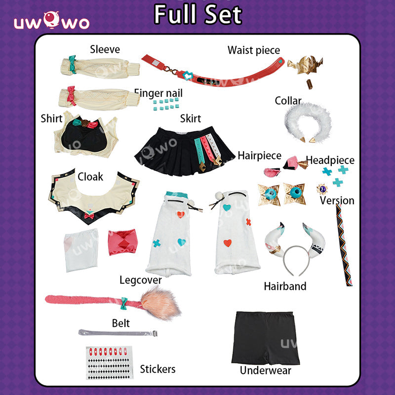 Uwowo Collab Series: Plus Size Game Genshin Impact Varesa Cosplay Costume