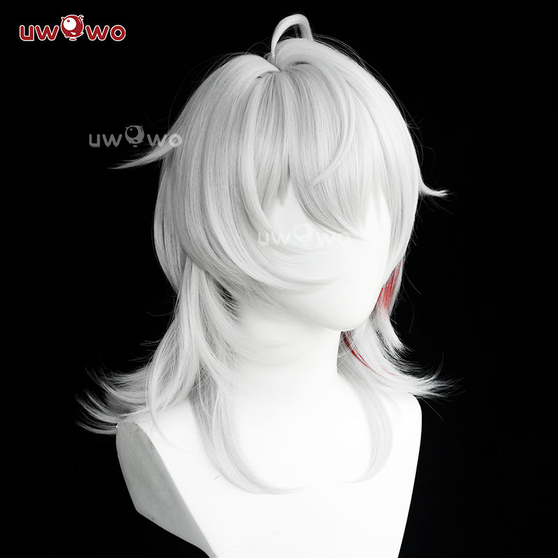 【Pre-sale】Uwowo Game Wuthering Waves WuWa Zani Cosplay Wig Middle Silver Hair