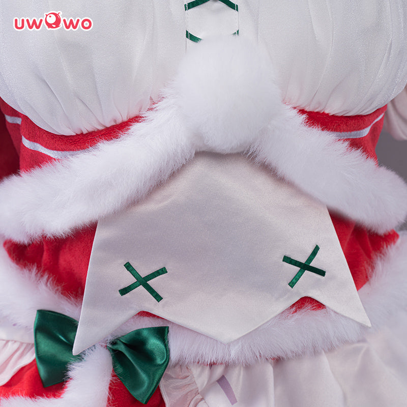 【In Stock】Uwowo Game Re: Zero Lost in Memories Ram Christmas Ver. Cosplay Costume