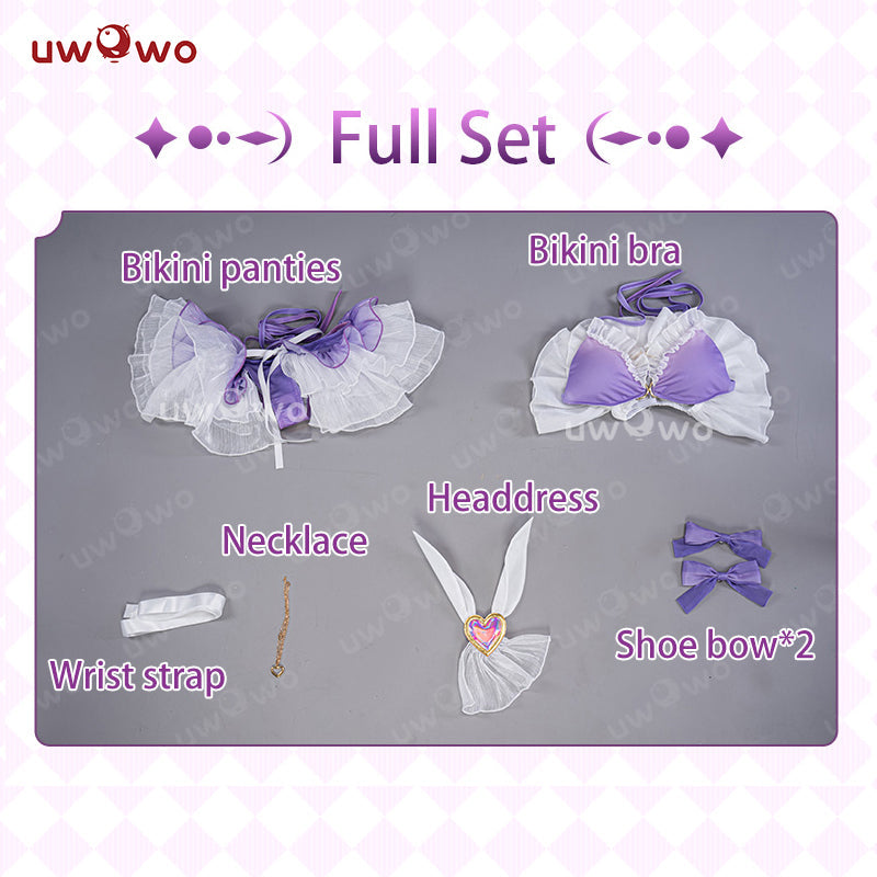 INSTOCK Uwowo Game Honkai Impact 3: Elysia Summer Swimsuit Cosplay Costumes