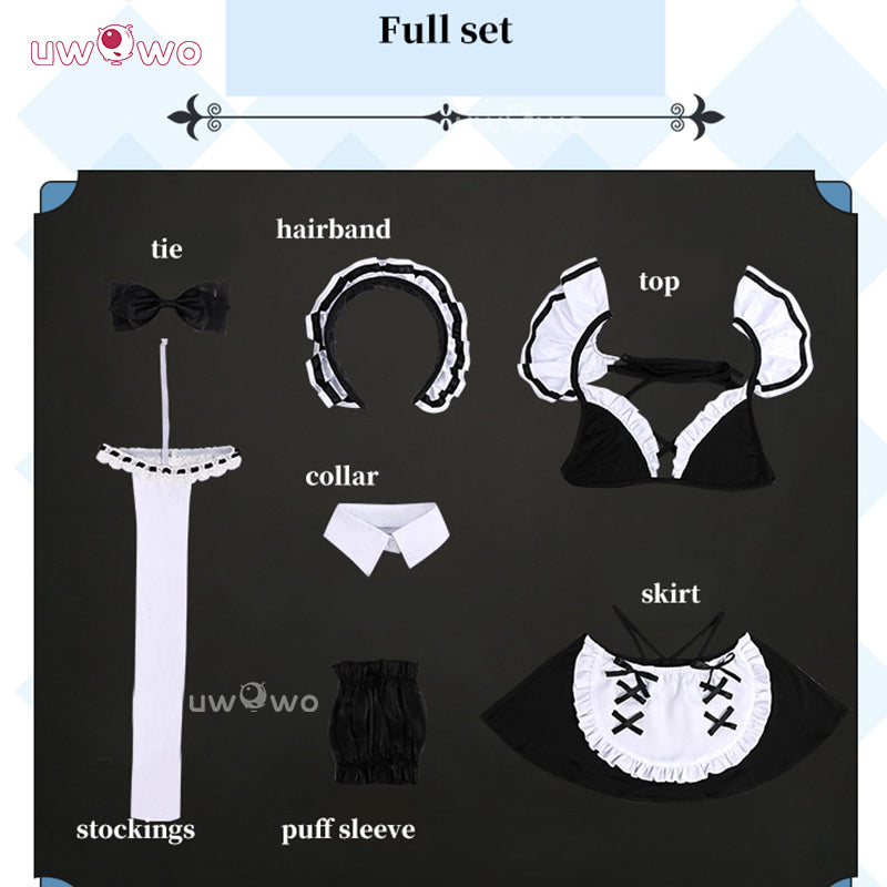 Uwowo Collab Series: Anime Marin Kitagawa Summer Maid Swimsuit Cosplay Costume S-2XL
