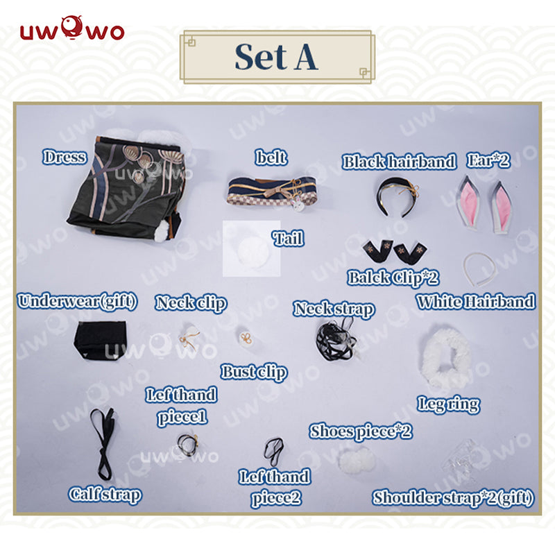 Uwowo Game Azur Lane Laffey II Languid Tour Bunny Cosplay Costume