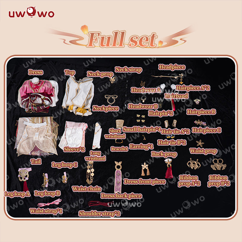 JUL PRESALE Uwowo Game Honkai Impact 3: Elysia Hi ♪ Love Elf ♡ Lunar Grace New Skin Cosplay Costume
