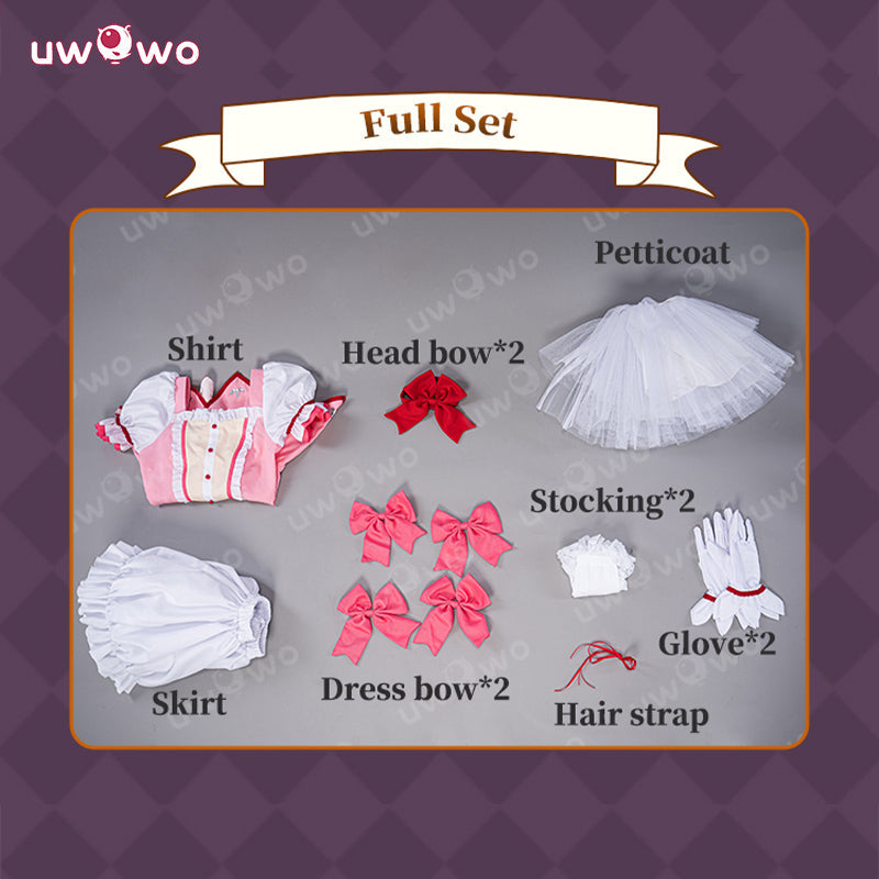 Uwowo Up to 4XL Anime Puella Magi Madoka Magica Kaname Madoka Cosplay Costume