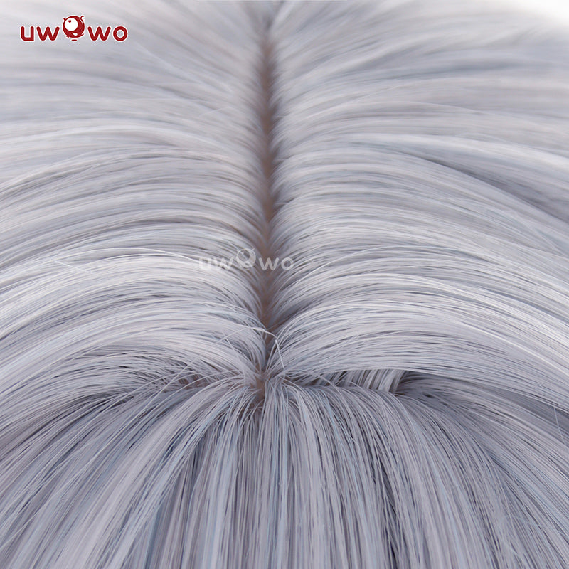 Uwowo Honkai: Star Rail Hanya Cosplay Wig Long Silver Hair