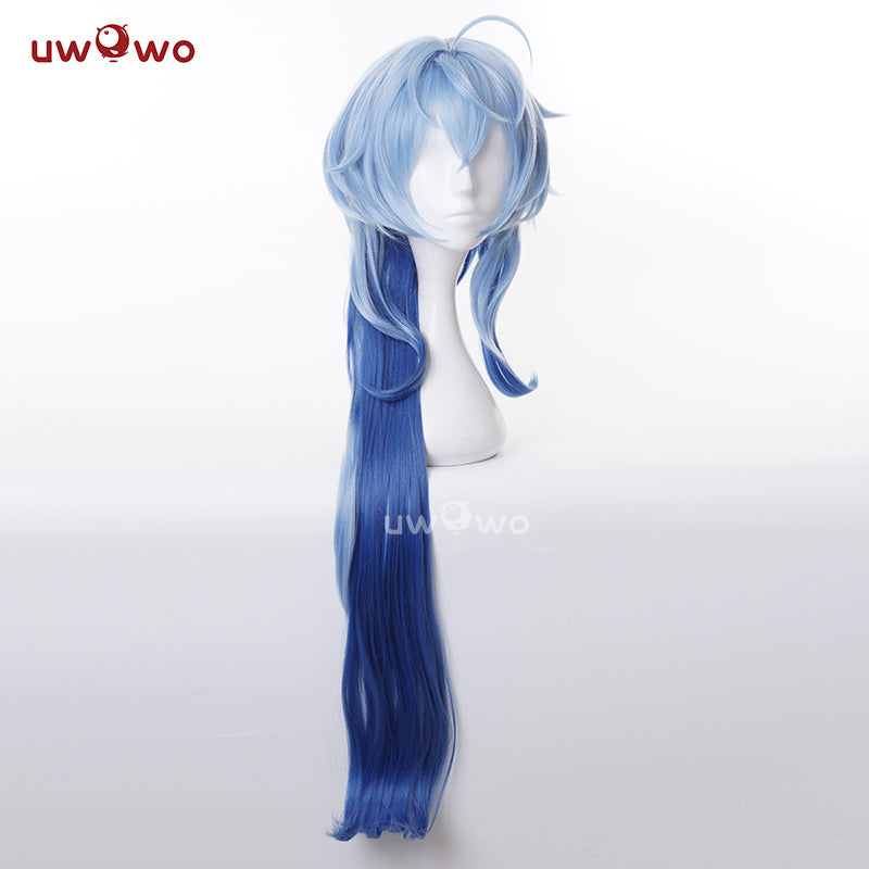 Uwowo Genshin Impact Cosplay Ganyu Wig Gradient Long Hair