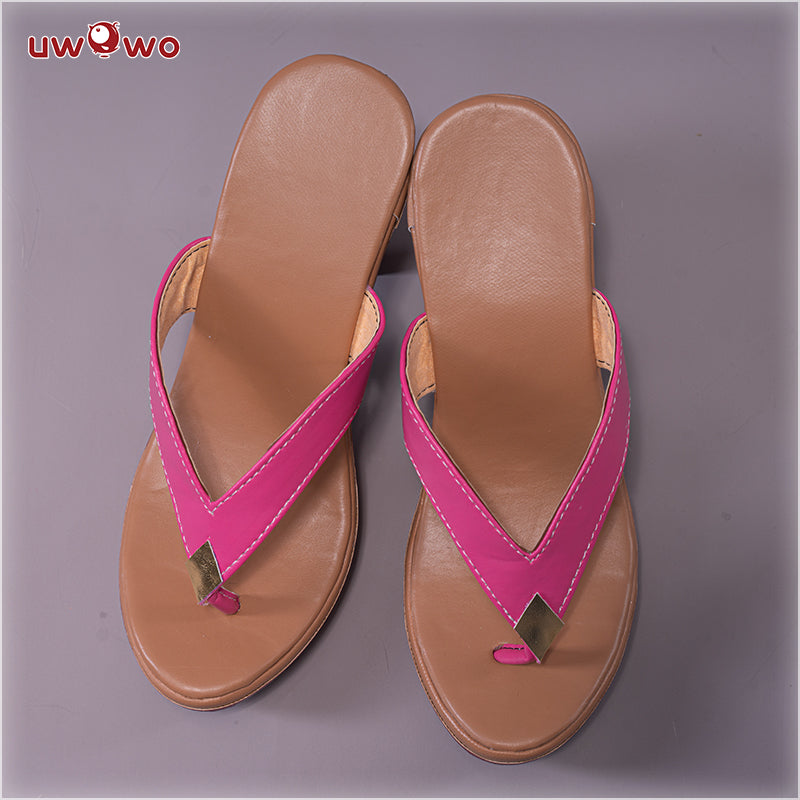 Uwowo Game Genshin Impact Inazuma Baal Raiden Shogun Cosplay Shoes
