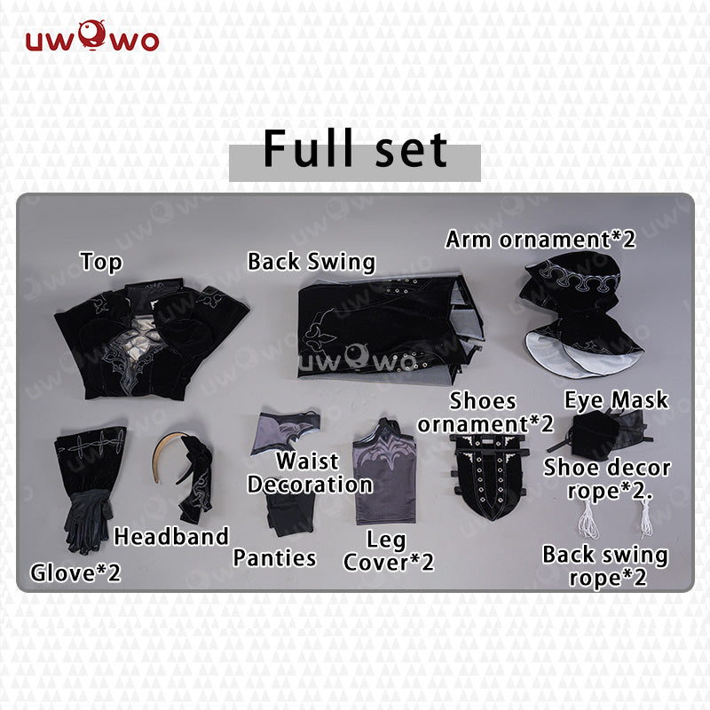【Special Discount】INSTOCK S-3XL Uwowo 2B Reincarnation Alternate Battler Outfit Cosplay Costume