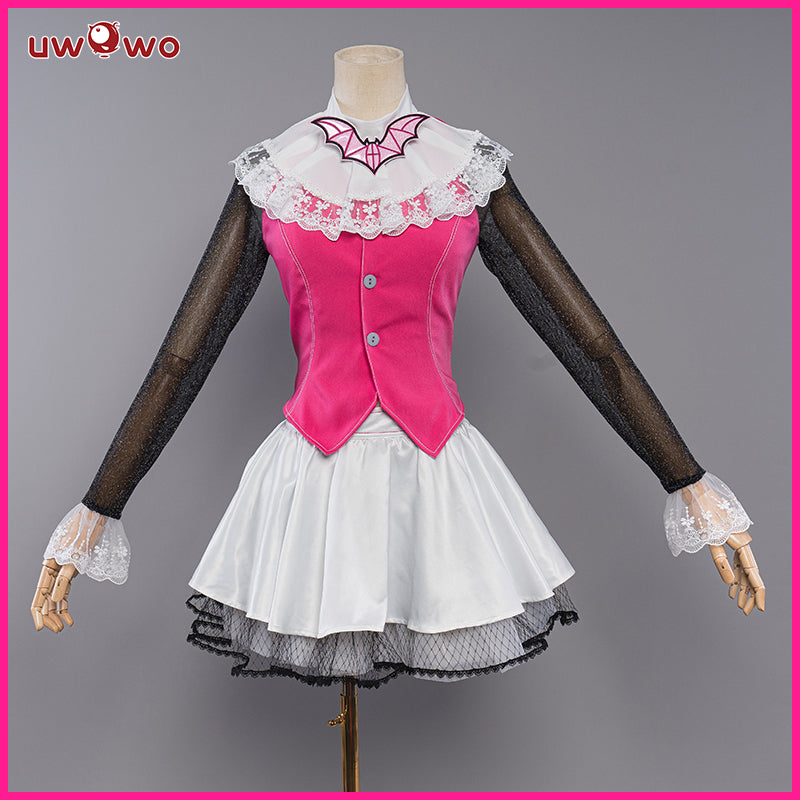 S-3XL INSTOCK Uwowo Draculaura G1 Pink Suit Vampire Anime Female Halloween Cosplay Costumes