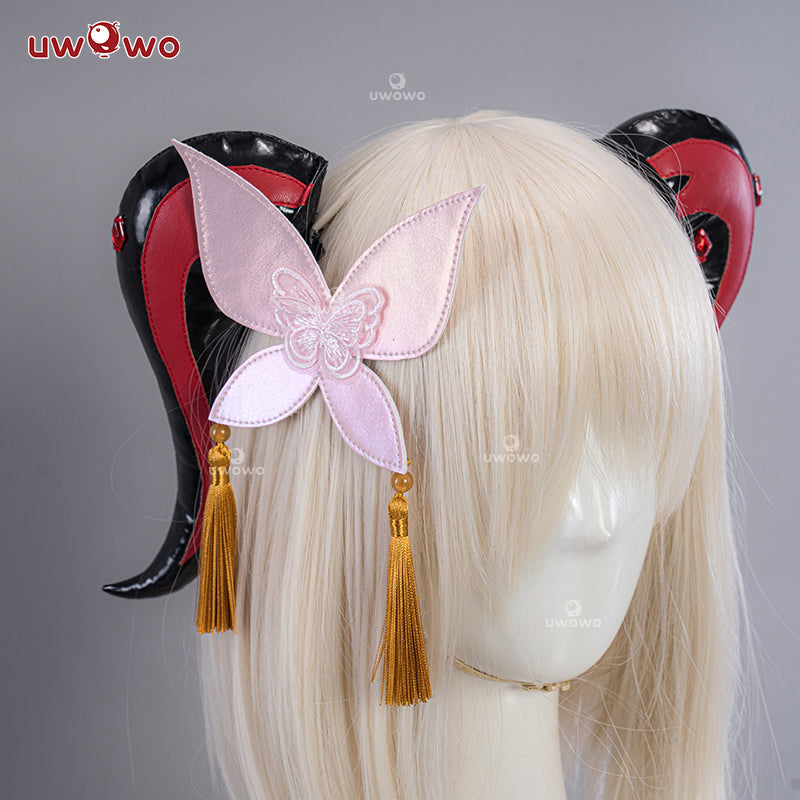 [Last Batch]【In Stock】Uwowo Genshin Impact Fanart Ganyu Little Witch Halloween Cosplay Costume