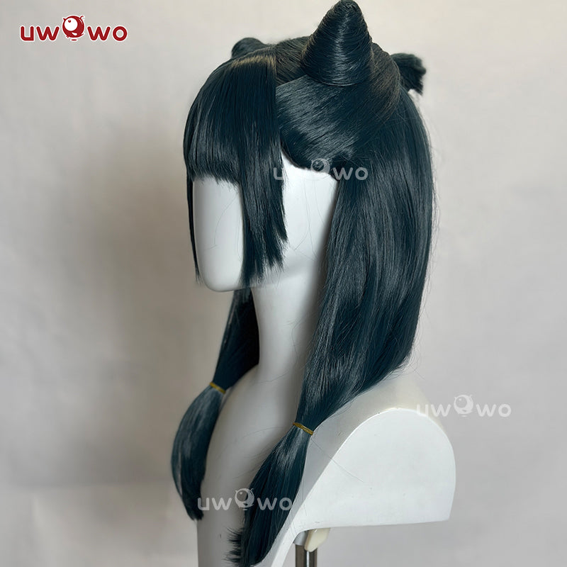 Uwowo Anime The Apothecary Diaries Maomao Frog Green Hanfu Style Hunt Cosplay Wig Long Dark Green Hair