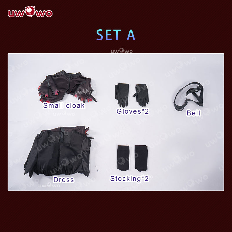 S-3XL Uwowo Game Fate/Grand Order FGO Jeanne d'Arc Alter (Avenger) Battle Suit Halloween Cosplay Costume S-3XL