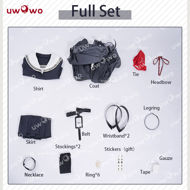 INSTOCK Uwowo Wuthering Waves Chisa Cosplay Costume S-3XL