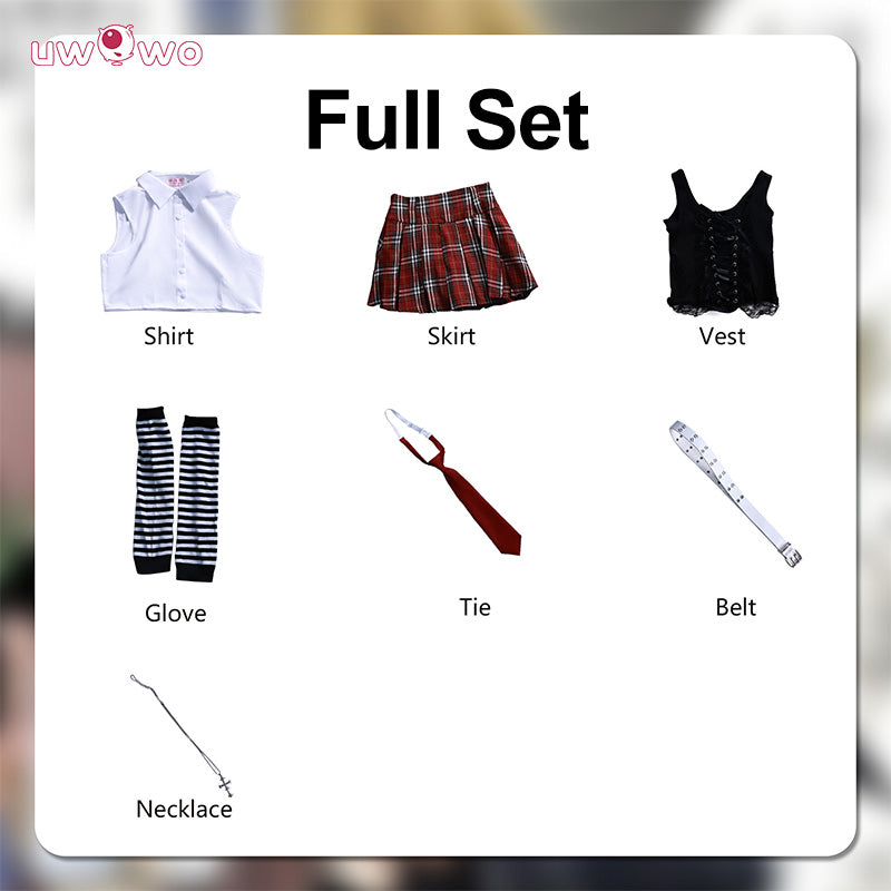 Uwowo Collab Serie: Anime Death Note Misa JK Dress School Cosplay Costume