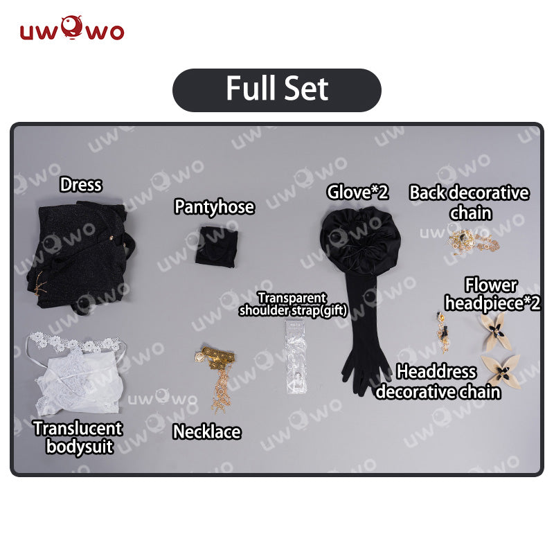 INSTOCK Uwowo Game Azur Lane Costume Chen Hai Gown Evening Sexy Cosplay Chenhai Costume