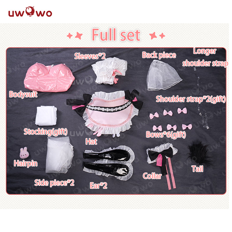 INSTOCK S-3XL Uwowo Game Azur Lane Halford Bunny Cosplay Costume