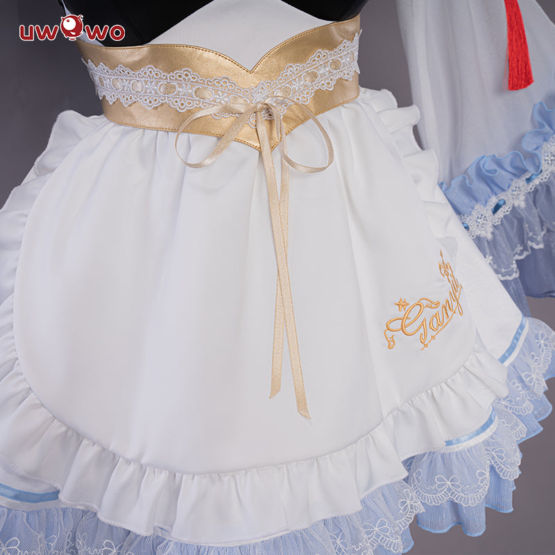 Exclusive Uwowo Game Genshin Impact Fanart Ganyu Maid Ver Cosplay Costume