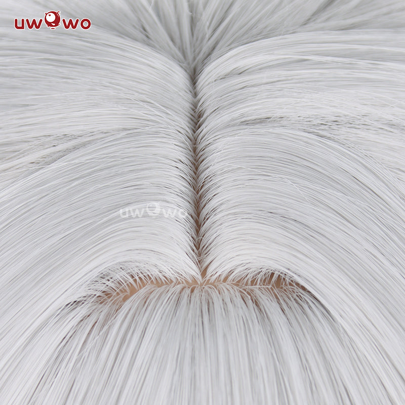 Uwowo Honkai Star Rail Firefly Cosplay Wig Long Silver Blue Hair