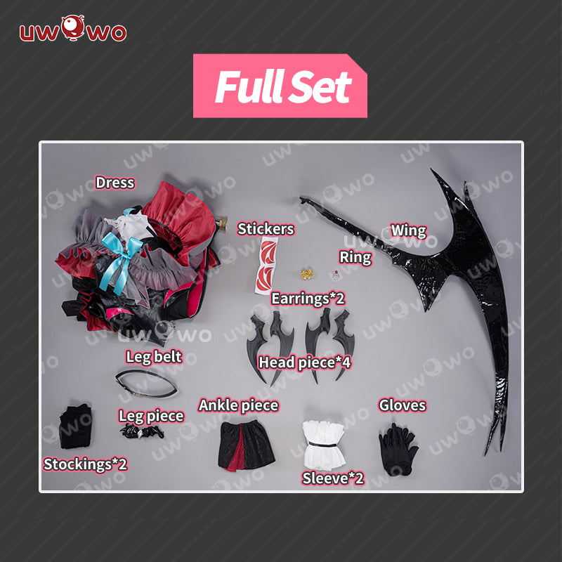 【Clearance Sale】[Last Batch]【In Stock】Uwowo V Singer Blood Fanart Devil Halloween Cosplay Costume