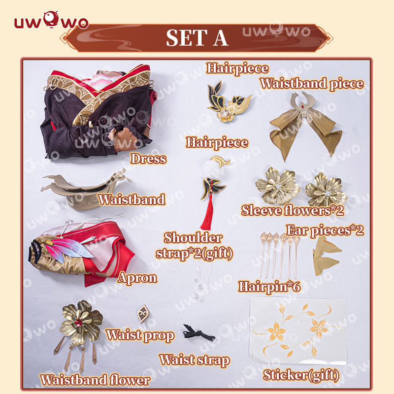 [Last Batch] INSTOCK-Uwowo Honkai Star Rail Nihility Fugue SP Tingyun Cosplay Costume